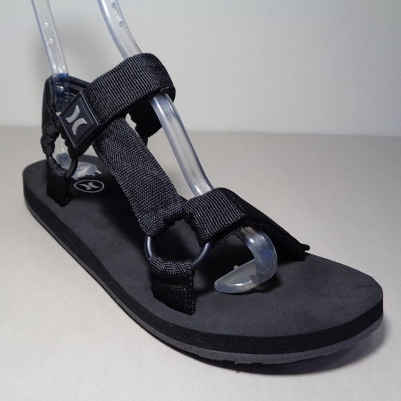 Hurley Size 9 M RIVER Black Sport Sandals New Men\'s Shoes main image 8
